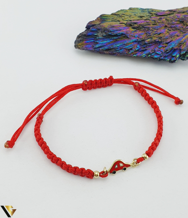 Bratari din aur - Bratara Snur Textil, Aur 14k