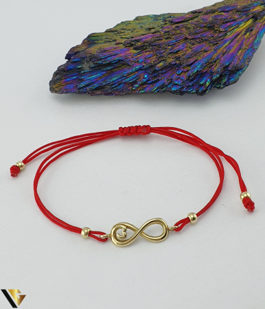 Bratari din aur - Bratara Snur Textil, Aur 14k