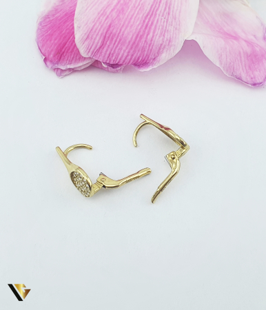 Cercei Aur 14k, Cubic zirconia [1]