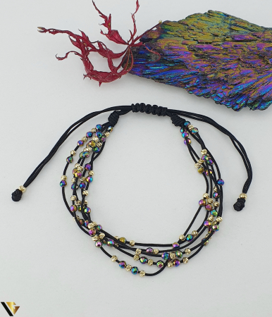 Bratari din aur - Bratara Snur Textil, Aur 14k