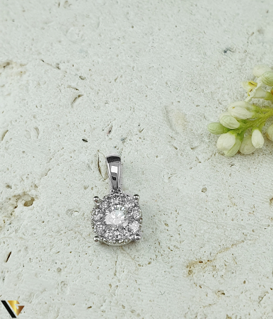 Pandantive cu diamante - Pandantiv Aur 18K, Diamante 0.37 ct in total