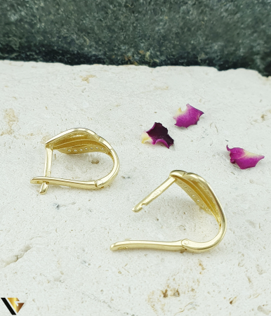 Cercei Aur 14k, Zirconiu [1]