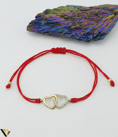 Bratari din aur - Bratara Snur Textil, Aur 14k