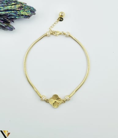 Bratari din aur - Bratara aur 14k Greutate:4.39 grame Latime: 2.15 mm  Lungime: 21 cm (posibilitate prindere de la 17.5 cm)  Marcaj / titlu: " 585 " Locatie: HARLAU Tel: 0723353111