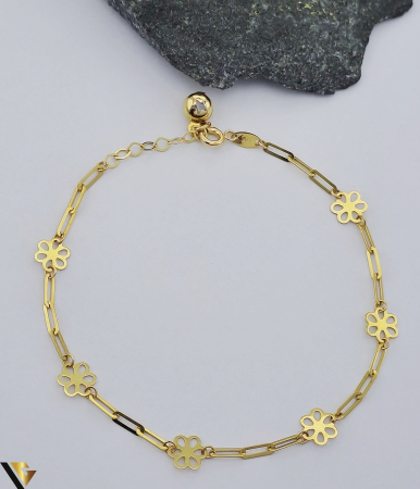 Bratari din aur - Bratara aur 14k Greutate: 2.07 grame Latime: 2 mm Lungime: 20.5 cm Marcaj / Titlu: " 585 " Locatie: Harlau 0723 353 111