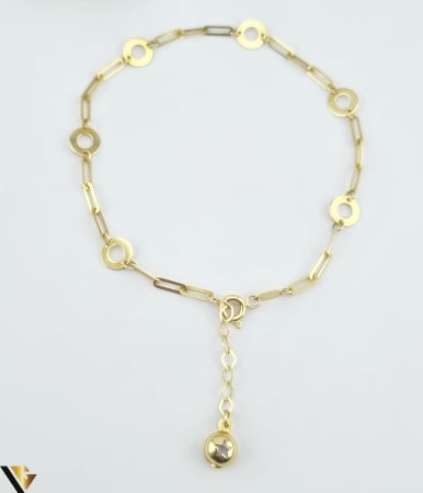 Bratari din aur - Bratara aur 14k Greutate:2.05 grame Latime: 5.40mm  Lungime: 20 cm (posibilitatea de prindere de la 17 cm) Marcaj / titlu: 585  Locatie: HARLAU Tel: 0723353111