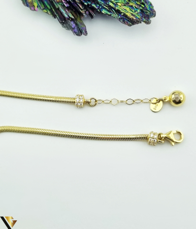 Bratara aur 14k Greutate:4.39 grame Latime: 2.15 mm  Lungime: 21 cm (posibilitate prindere de la 17.5 cm)  Marcaj / titlu: " 585 " Locatie: HARLAU Tel: 0723353111 [1]