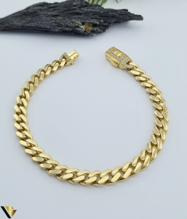 Bijuterii din aur - Bratara Aur 14k, Cuban