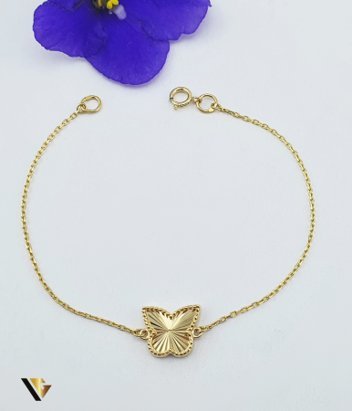 Bijuterii din aur - Bratara Aur 14k, Fluture