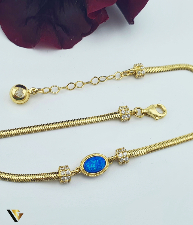 Bratara Aur 14k, Opal albastru [1]