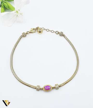 Bratari - Bratara Aur 14k, Opal roz