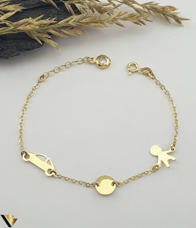 Bijuterii din aur - Bratara Aur 14k, Pentru Copii