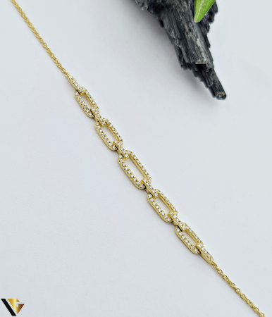 Bratari din aur - Bratara Aur 18K, Diamante 0.34 ct