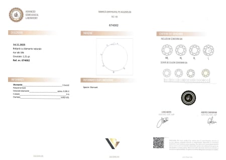 Bratara Aur 18K, Diamante 0.38 ct [2]