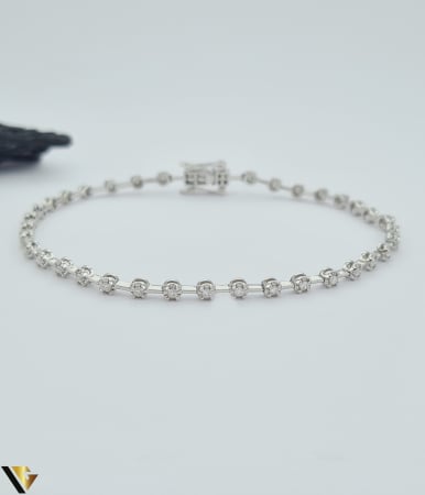 Bijuterii din aur - Bratara Aur 18k, Diamante 0.49 ct