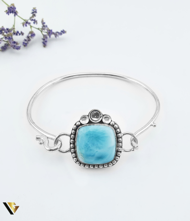 Bijuterii din argint - Bratara Fixa Argint 925, Larimar