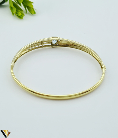 Bratara Fixa Aur 8k, Topaz, Diamante 0.03 ct [1]