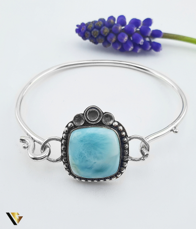 Bijuterii din argint - Bratara Fixa Argint 925, Larimar