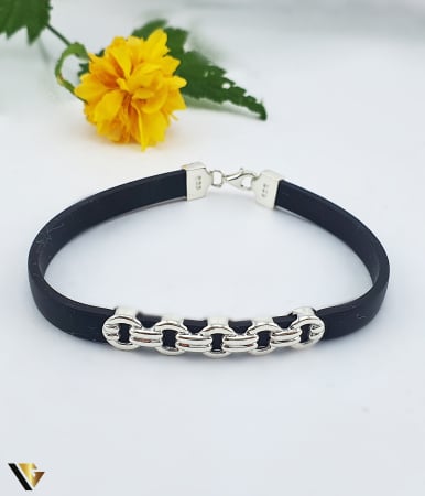 Bratari din argint - Bratara Silicon, Argint 925