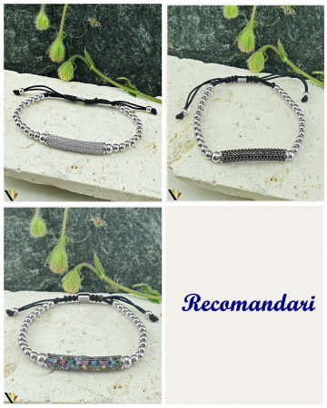 Bratara snur textil cu biluțe din Argint  Snur textil negru Marime reglabila   Dimensiuni bilute Argint : 4.00 mm / 5.00 mm  Produs Nou Marcaj cu titlul "925" Locatie Bacau Calea Marasesti Contact : 0756943079 [3]