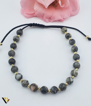 Bratari din aur - Bratara Snur Textil, Aur 14k