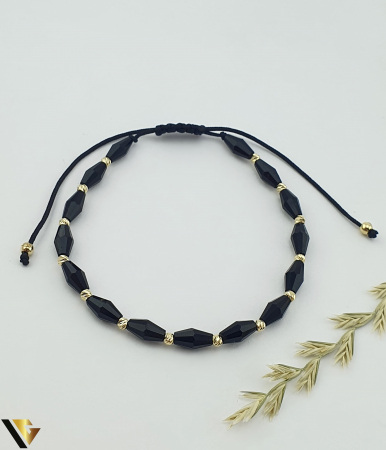 Bratari din aur - Bratara Snur Textil, Aur 14k