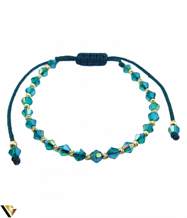 Bratari din aur - Bratara, Snur textil, Aur 14k