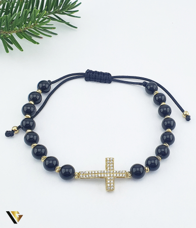 Bratari - Bratara Snur Textil, Aur 14k