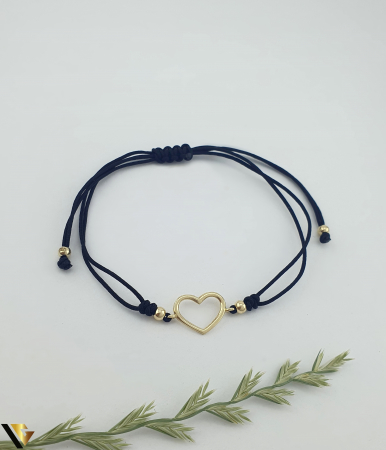 Bijuterii din aur - Bratara Snur Textil, Aur 14k