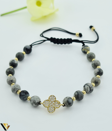 Bratari din aur - Bratara Snur Textil, Aur 14k