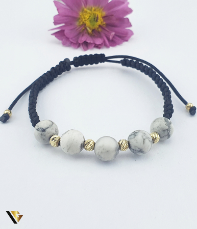 Bijuterii din aur - Bratara Snur Textil, Aur 14k