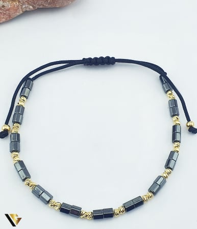 Bijuterii din aur - Bratara Snur Textil, Aur 14k