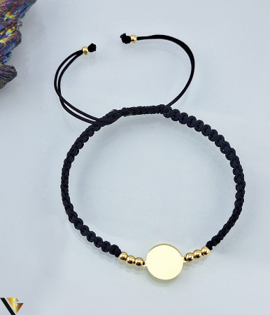 Bijuterii din aur - Bratara Snur Textil, Aur 14k