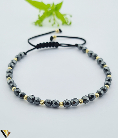 Bratari din aur - Bratara Snur Textil, Aur 14k