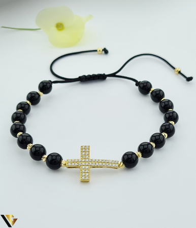 Bratari din aur - Bratara Snur Textil, Aur 14k