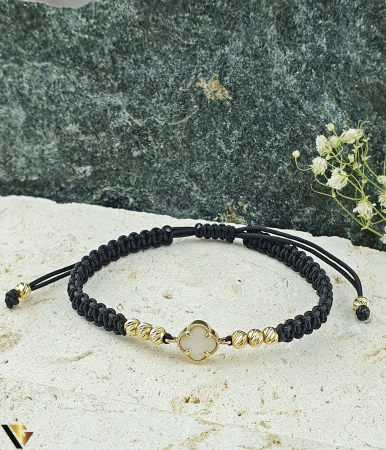 Bratara Snur Textil, Aur 14k