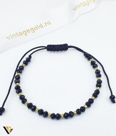 Bijuterii din aur - Bratara Snur Textil, Aur 14k