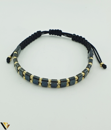Bratari din aur - Bratara Snur Textil, Aur 14k