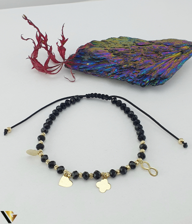Bratari din aur - Bratara Snur Textil, Aur 14k