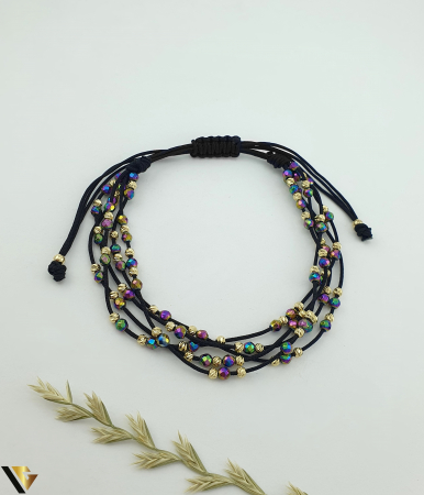Bratari din aur - Bratara Snur Textil, Aur 14k