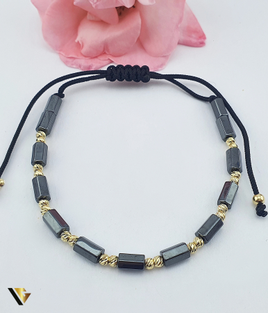 Bijuterii din aur - Bratara Snur Textil, Aur 14k