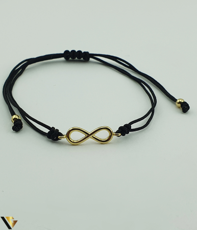 Bratari din aur - Bratara Snur Textil, Aur 14k