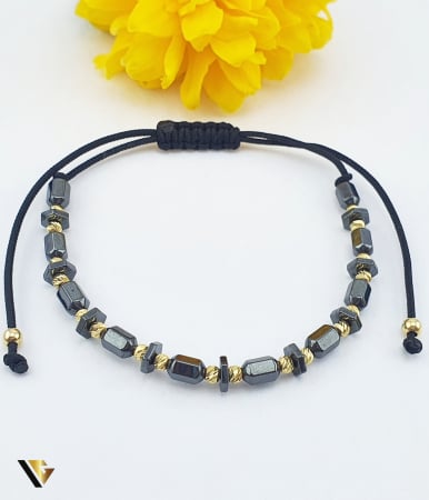 Bratari din aur - Bratara Snur Textil, Aur 14k