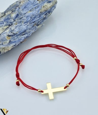 Bratari din aur - Bratara Snur Textil, Aur 14k