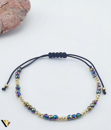Bratari din aur - Bratara Snur Textil, Aur 14k
