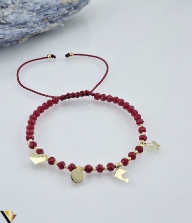 Bratari din aur - Bratara Snur Textil, Aur 14k