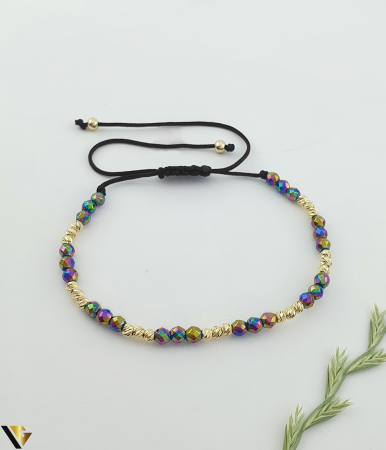 Bijuterii din aur - Bratara Snur Textil, Aur 14k