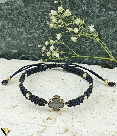 Bratara Snur Textil, Aur 14k