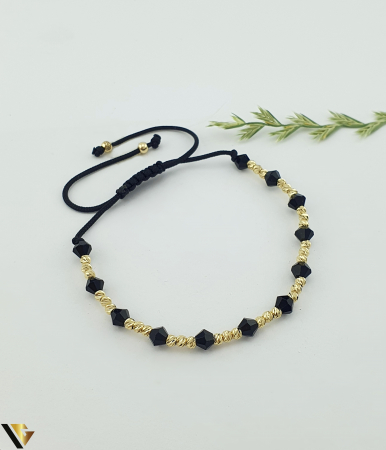 Bratari din aur - Bratara Snur Textil, Aur 14k