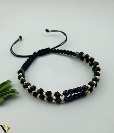 Bratari din aur - Bratara Snur Textil, Aur 14k